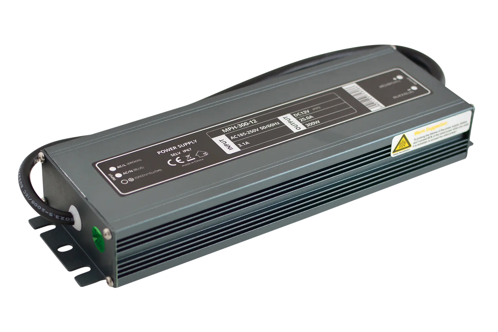 Konstantspannungsnetzteil IP67 12V / 24V 300W